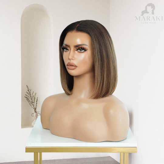 Mandy | Human Hair Bob HD Lace Glueless Wig