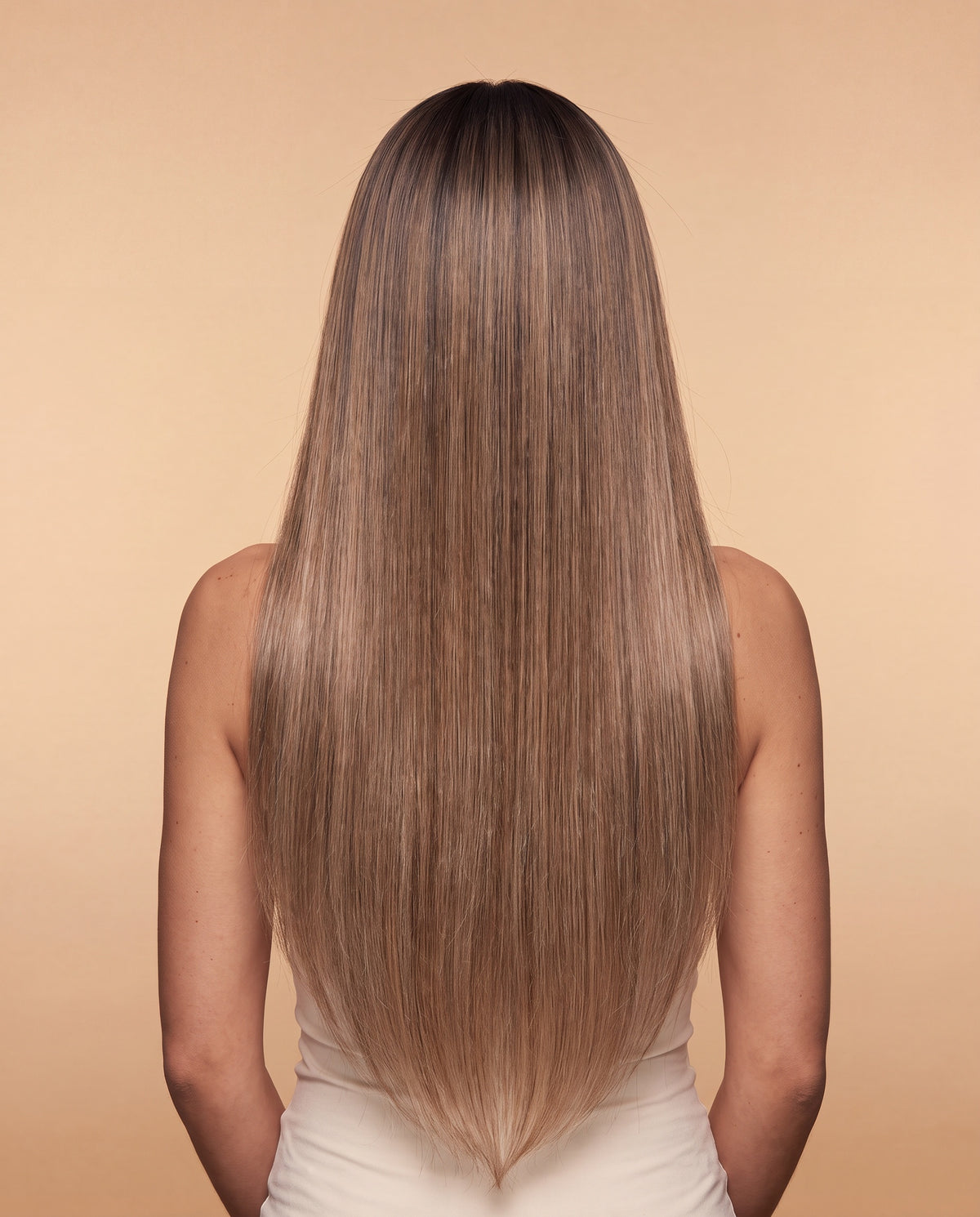 Celine wig, back view