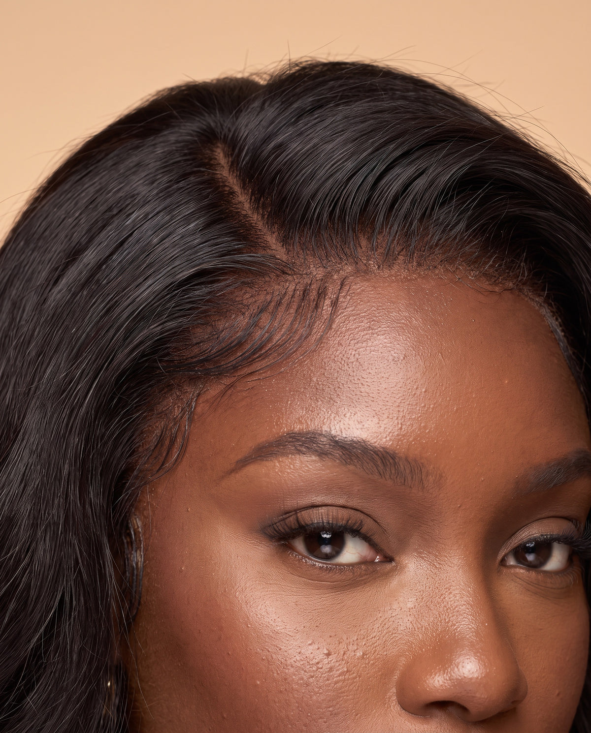 Naomi wig, hairline close-up