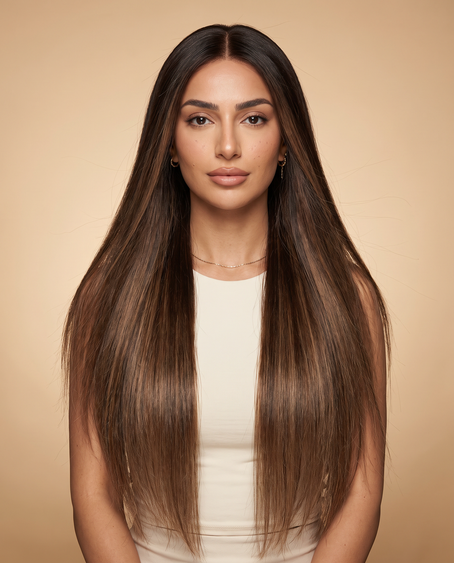 Soraya – Mocha Balayage Straight Wig