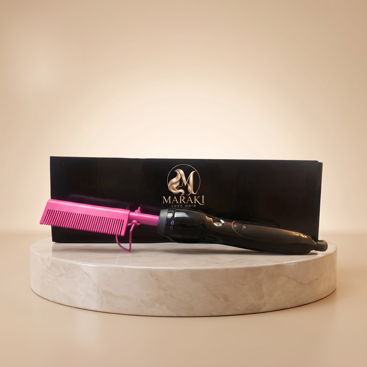 Maraki Hot Comb with its gift box